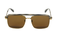 Alexander McQueen Men's Sunglasses Browline Bronze AM0258S-003 59