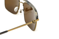 Alexander McQueen Men's Sunglasses Browline Bronze AM0258S-003 59