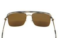 Alexander McQueen Men's Sunglasses Browline Bronze AM0258S-003 59