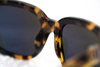 Ann Demeulemeester Sunglasses D-Frame Tortoise Shell Tone and Grey