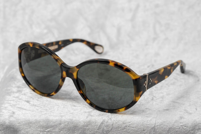 Ann Demeulemeester Ladies Sunglasses Oversized Tortoise Shell and Grey AD6C2SUN