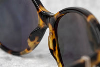 Ann Demeulemeester Ladies Sunglasses Oversized Tortoise Shell and Grey AD6C2SUN