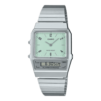 Casio Vintage AQ-800E-3ADF Dual Display White Watch