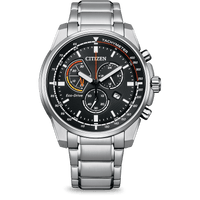 Citizen Eco-Drive Chronograph Men's Watch Black AT1190-87E