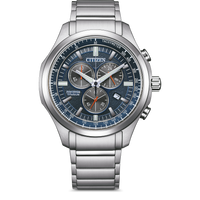 Citizen Eco-Drive Chronograph Blue Men's Watch AT2530-85L