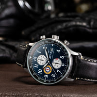 AVI-8  Hawker Hurricane Chronograph Men's Blue Midnight Watch AV-4011-0I