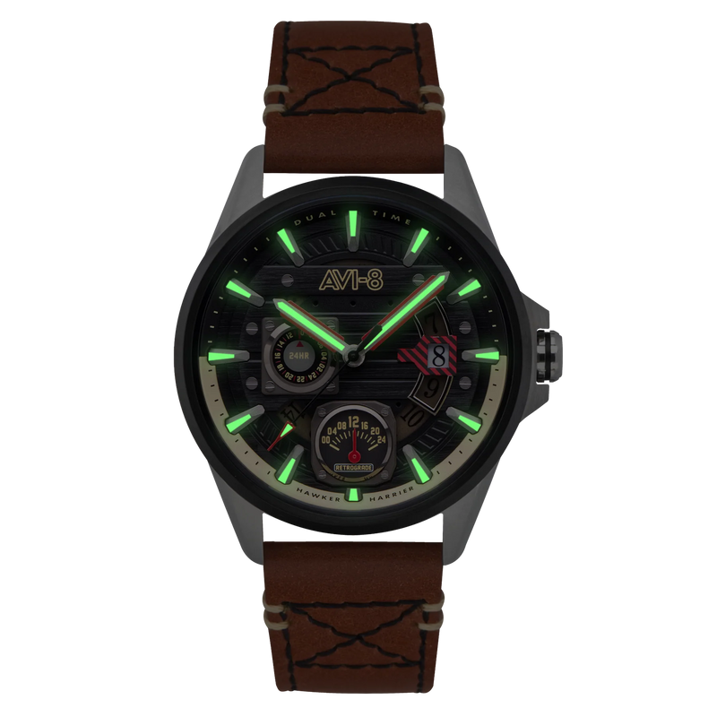 AVI-8 Hawker Harrier TERRAIN Mens Black Watch AV-4098-02