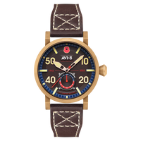 AVI-8 80th Anniversary Royal British Limited Edition Mens Carbon Brown AV-4108-RBL-05