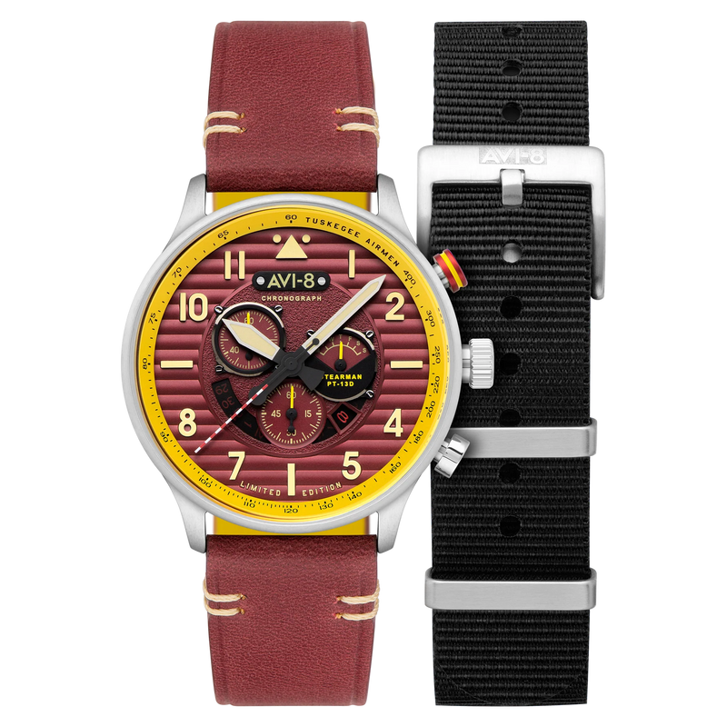 AVI-8 Flyboy Spirit Of Tuskegee Mens Red AV-4109-02