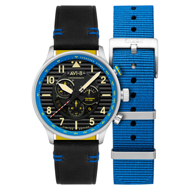 AVI-8 Flyboy Spirit Of Tuskegee Blue Mens AV-4109-03