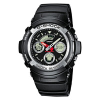 Casio G-Shock Watch Analogue-Digital Black AW-590-1AER