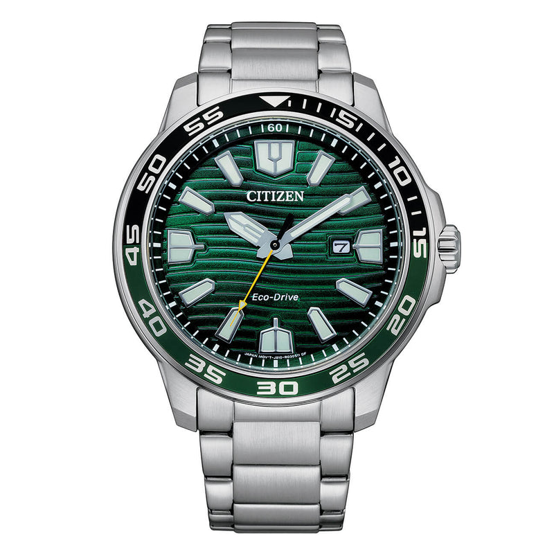 Citizen Men's Watch Eco-Drive Marine Green AW1526-89X