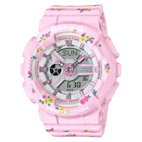 Casio Baby-G Watch Ladies Limited Edition Pink Floral BA-110LSB-4ADR