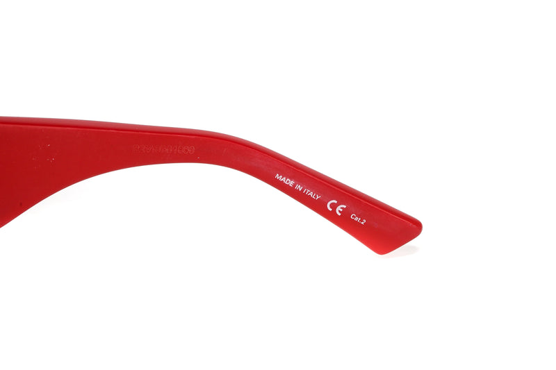 Balenciaga Unisex Sunglasses Warpaound Red BB0001S-001 59