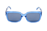 Balenciaga Unisex Sunglasses Rectangular Blue BB0049S-006 55