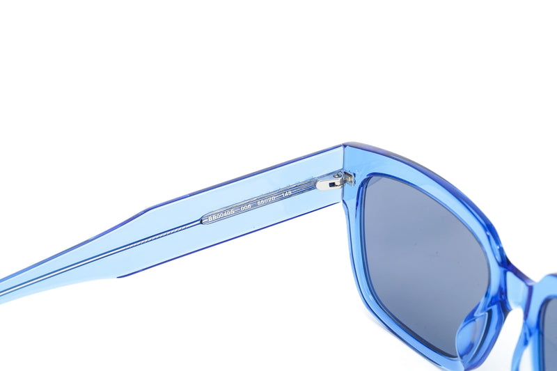 Balenciaga Unisex Sunglasses Rectangular Blue BB0049S-006 55