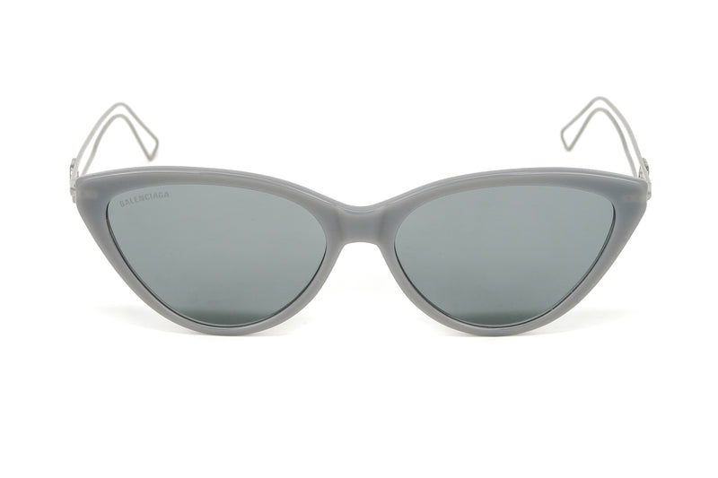 Balenciaga Women's Sunglasses Cat Eye Ruthenium Grey BB0052S-004 56