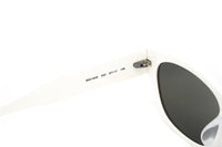 Balenciaga Women's Sunglasses Rectangular Ivory Grey BB0164S-003 57