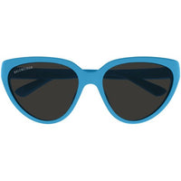 Balenciaga Women's Sunglasses Classic Cat Eye Light Blue BB0149S-007 56