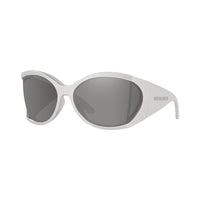 Balenciaga Women's Sunglasses Oversized Butterfly Silver BB0154S-003 72