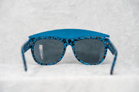 Bernhard Willhelm Sunglasses Unisex Blue Visor Blue Mirror Lenses Cat 3