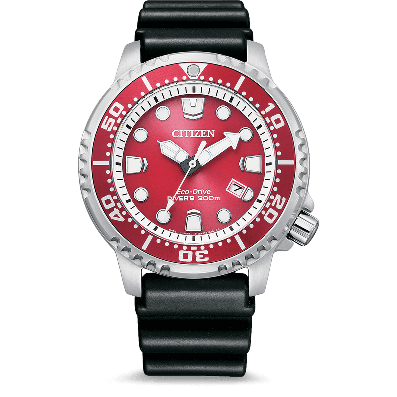 Citizen Eco-Drive Marine Promaster Red Men's Watch BN0159-15X