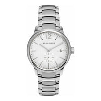 Burberry BU10004 Men's The Classic 40mm White Silver Watch