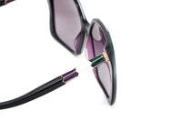 Bvlgari Women's Sunglasses Oversized Butterfly Green/Purple/Black 8229B SOLE 54858H 57