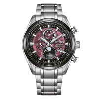 Citizen Eco-Drive Radio Controlled Titanium Red Men's Watch BY1018-80X