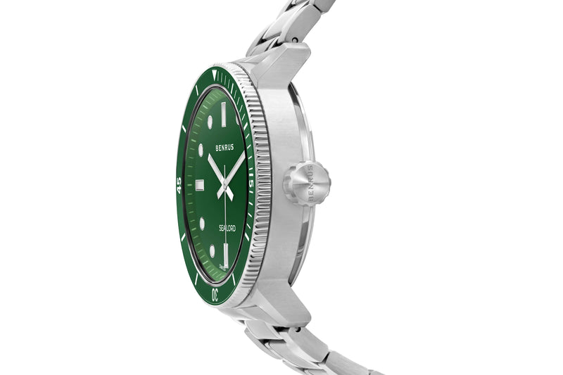 Benrus Men's Sea Lord Dive Watch Green