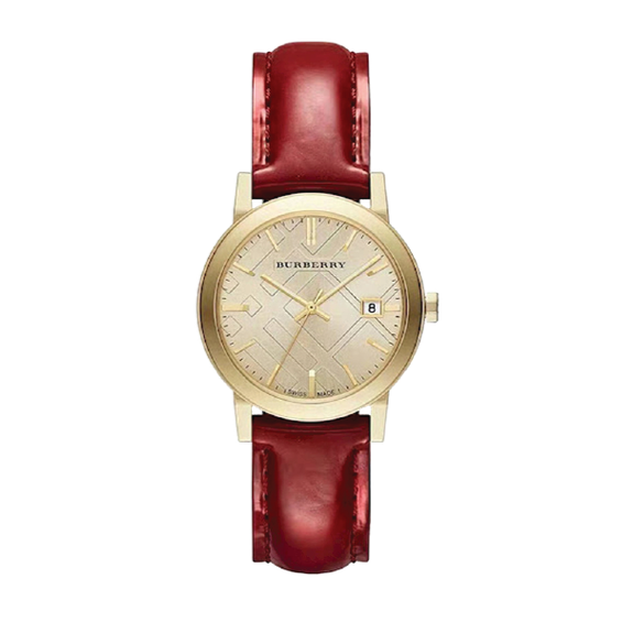 Burberry The City Ladies 34mm Gold Watch BU9140