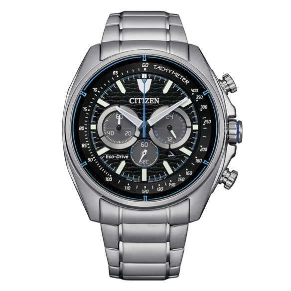 Citizen Men's Watch Eco-Drive Active Chrono Black Blue CA4560-81E