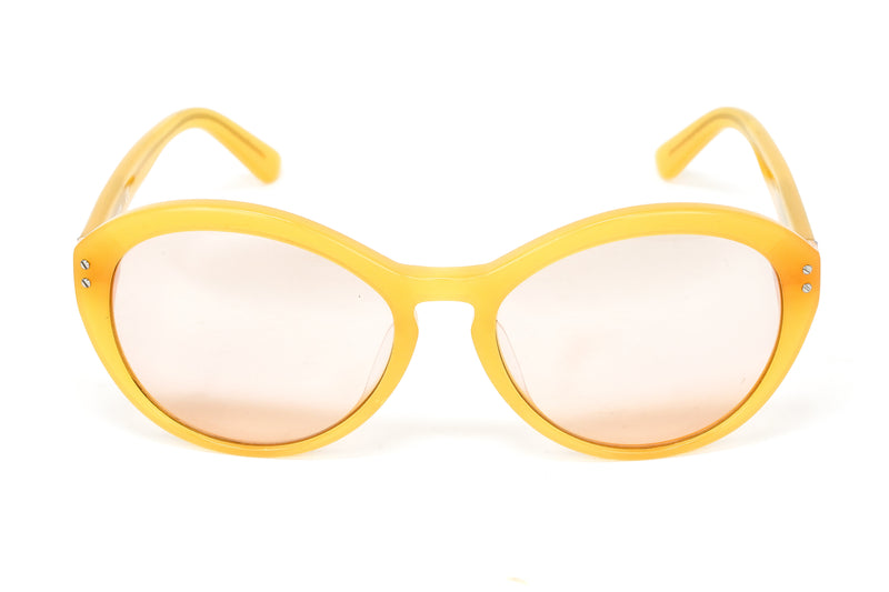 Calvin Klein Women's Sunglasses Oversized Cat Eye Yellow CK18506S 870