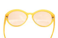 Calvin Klein Women's Sunglasses Oversized Cat Eye Yellow CK18506S 870