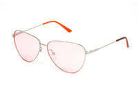 Calvin Klein Women's Sunglasses Cat Eye Pink/Silver CK19103S 046