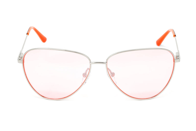 Calvin Klein Women's Sunglasses Cat Eye Pink/Silver CK19103S 046