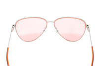 Calvin Klein Women's Sunglasses Cat Eye Pink/Silver CK19103S 046