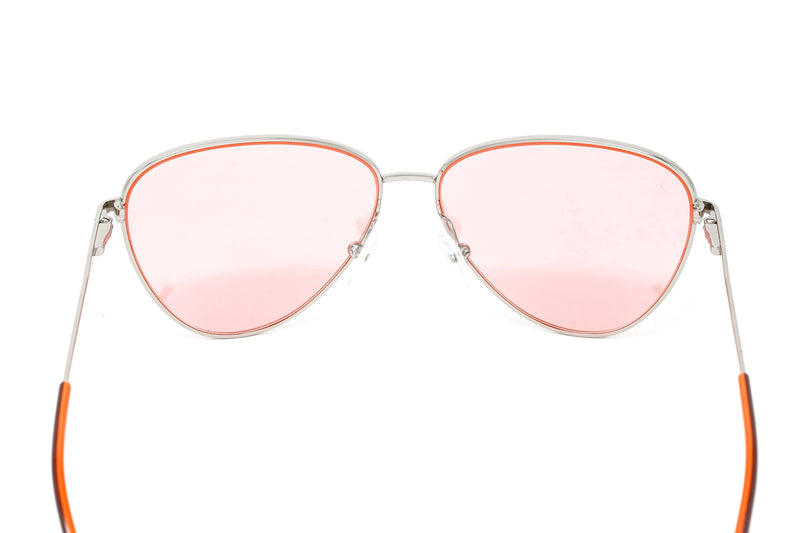 Calvin Klein Women's Sunglasses Cat Eye Pink/Silver CK19103S 046