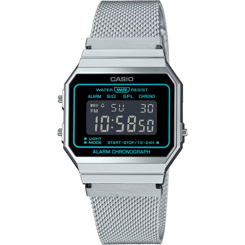 Casio Vintage Men's Silver Watch A700WEMS-1BEF