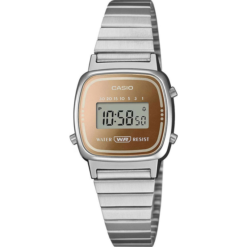 Casio Vintage Ladies Silver Watch LA670WES-4AEF