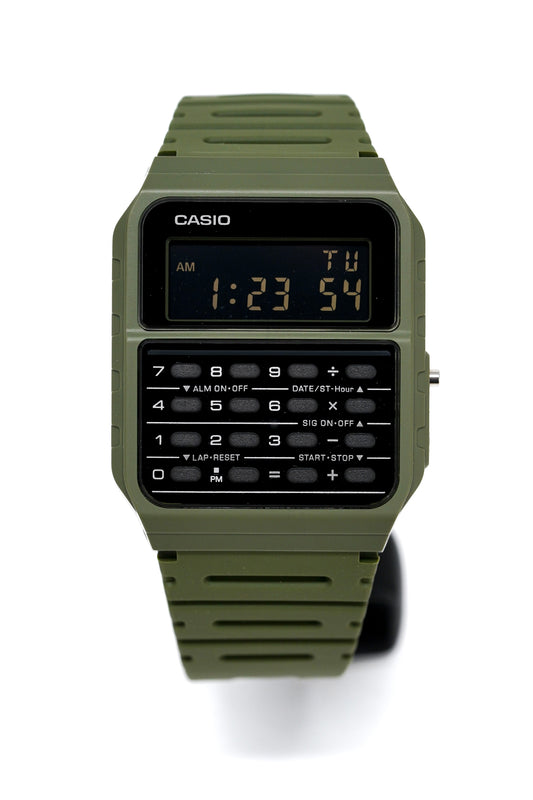 Casio Watch Data Bank Calculator Khaki CA-53WF-3BDF