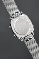 Casio Ladies Watch Digital Vintage Classic Milanese Silver LA670WEM-7DF