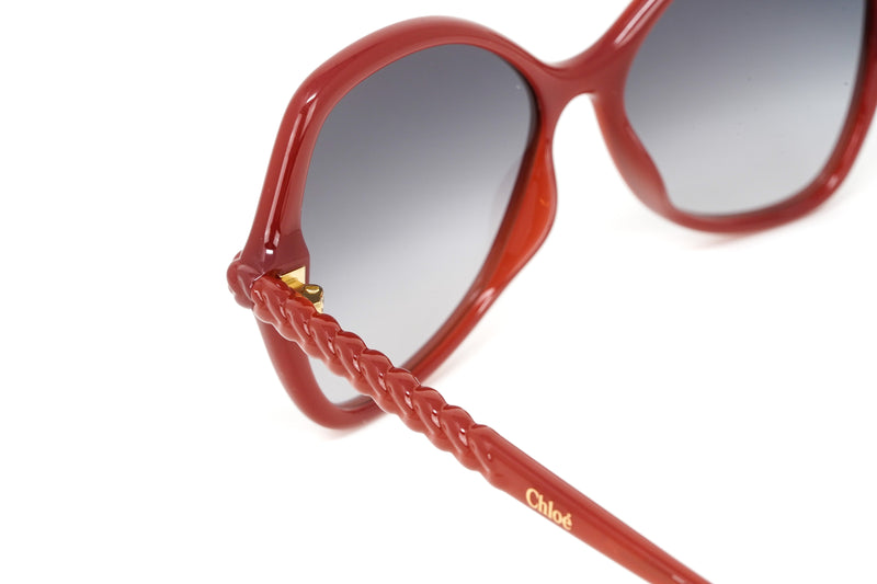 Chloé Women's Sunglasses Billie Oversized Butterfly Orange CH0001S-004 56