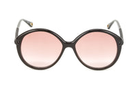 Chloé Women's Sunglasses Oversized Round Brown/Orange CH0002S-001 58