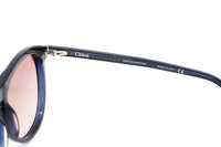 Chloé Women's Sunglasses Esther Oversized Pilot Blue/Orange CH0009S-001 56