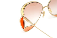 Chloé Women's Sunglasses Gemma Butterfly Orange CH0048S-001 60