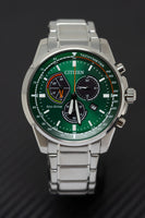 Citizen Eco-Drive Chronograph Green Men's Watch AT1190-87X