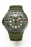 Citizen Men's Watch Eco-Drive Professional Diver Green BJ8057-17X