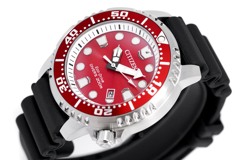 Citizen Eco-Drive Marine Promaster Red Men's Watch BN0159-15X