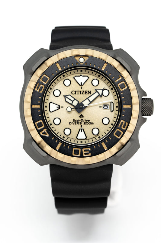 Citizen Eco-Drive Diver Marine Promaster Gold Men's Watch BN0226-10P